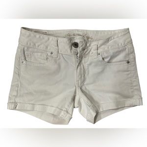 American Eagle - White Jean Shorts - Stretch